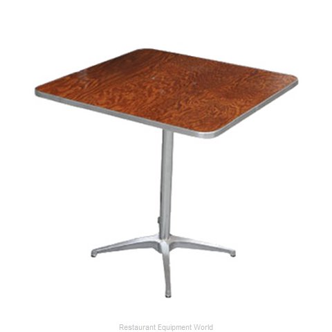 PS Furniture HO3636-SKADJ Table, Indoor, Adjustable Height