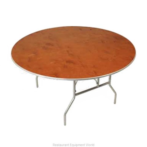 PS Furniture HO36DI Folding Table, Round (Magnified)