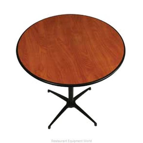 PS Furniture LSADJ24RD-MX Table, Indoor, Adjustable Height