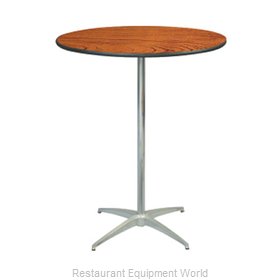 PS Furniture LSADJ24RD Table, Indoor, Adjustable Height