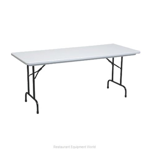 PS Furniture PT2448-PL Folding Table, Rectangle