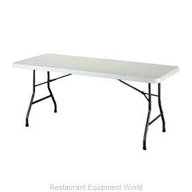 PS Furniture RS3072WH-GH Folding Table, Rectangle