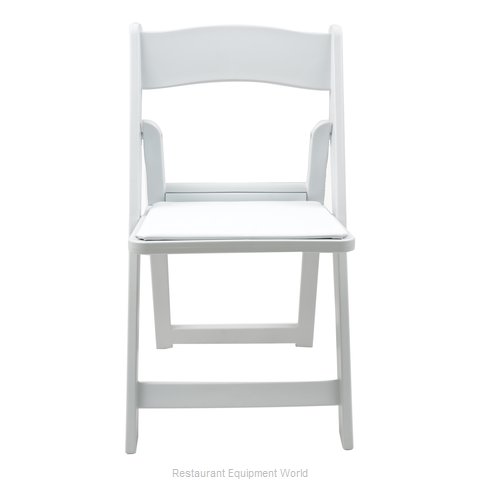 PS Furniture RS400WH Chair, Folding, Outdoor