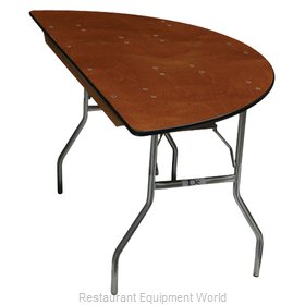 PS Furniture SC48 Folding Table, Round