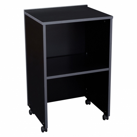 Oklahoma SoundÂ® AV Cart/Lectern Base, Black