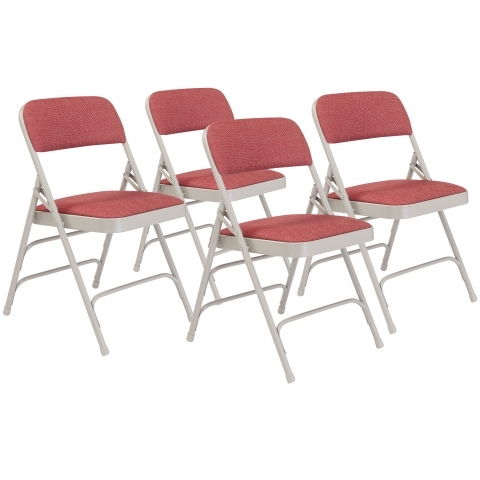 NPSÂ® 2300 Series Deluxe Fabric Upholstered Triple Brace Double Hinge Premium Fo
