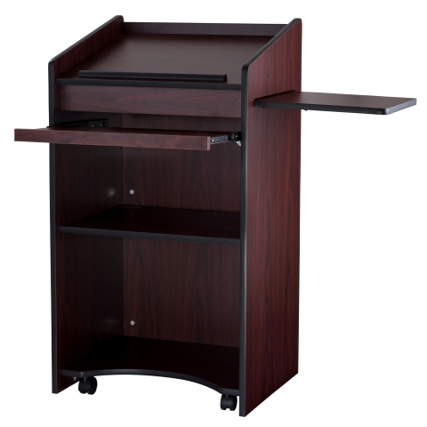 Oklahoma Sound® Aristocrat Non-Sound Lectern, Mahogany