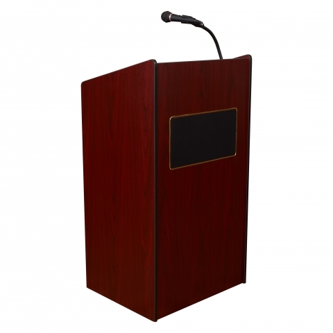 Oklahoma SoundÂ® Aristocrat Sound Lectern, Mahogany