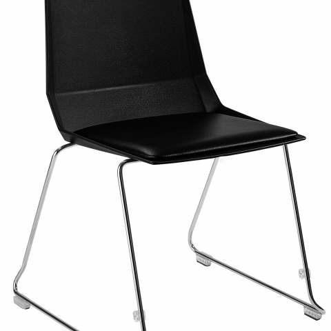 NPS® LūvraFlex Chair, Poly Back/Padded Seat