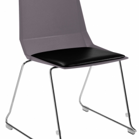 NPS® LūvraFlex Chair, Poly Back/Padded Seat