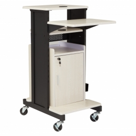 Oklahoma Sound® Premium Plus Presentation Cart with Storage Cabinet