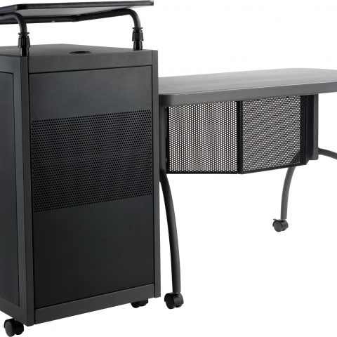 Oklahoma SoundÂ® Teacher's WorkPod Desk and Lectern Kit