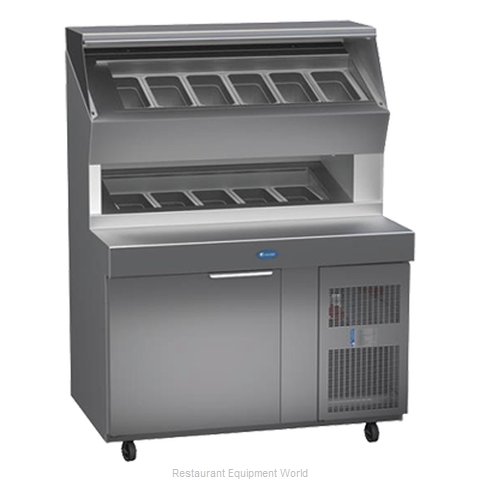 Randell 8148D Refrigerated Counter, Pizza Prep Table (Magnified)