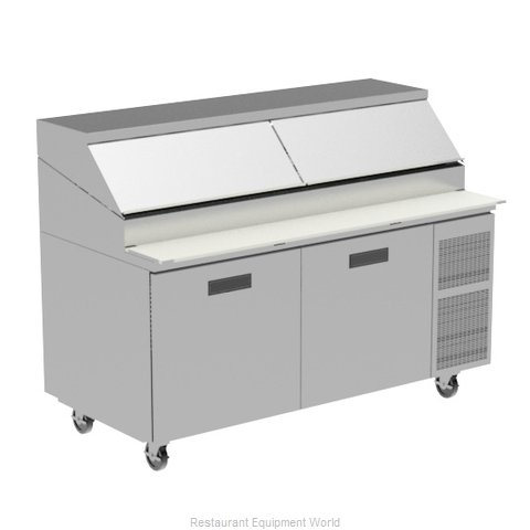 Randell 8148W Refrigerated Counter, Pizza Prep Table