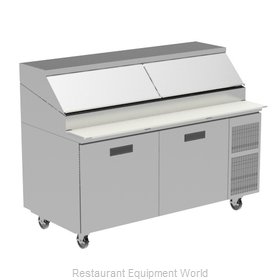 Randell 8148W Refrigerated Counter, Pizza Prep Table