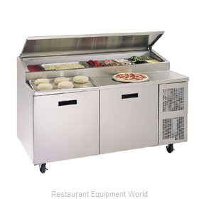 Randell 8268N Refrigerated Counter, Pizza Prep Table