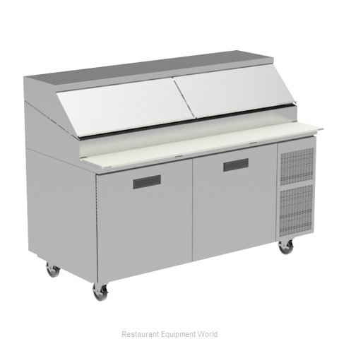 Randell 8268W Refrigerated Counter, Pizza Prep Table