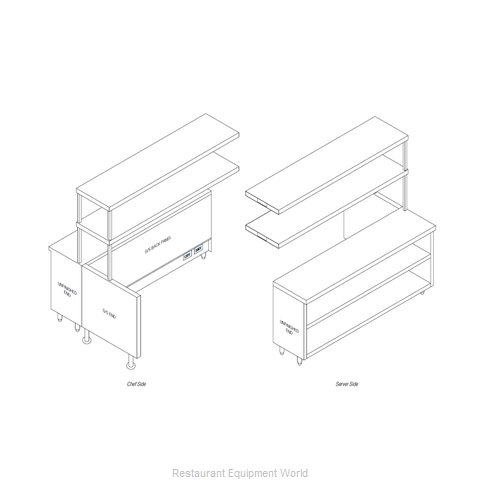 Randell RCC-70.5 Work Table, Configurable