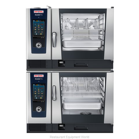 Rational ICP 6-FULL/6-FULL E 208/240V 3 PH Combi Oven, Electric