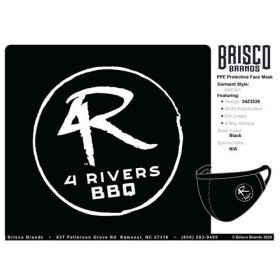 Brisco Face MAsk (4Rivers Logo) PPE101-34Z3536