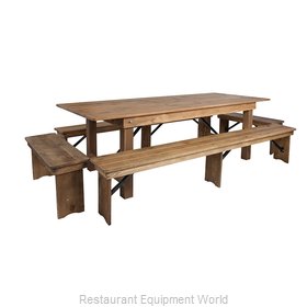 Riverstone RF-RR15465 Table Set, Bench
