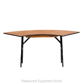 Riverstone RF-RR17919 Folding Table, Serpentine/Crescent