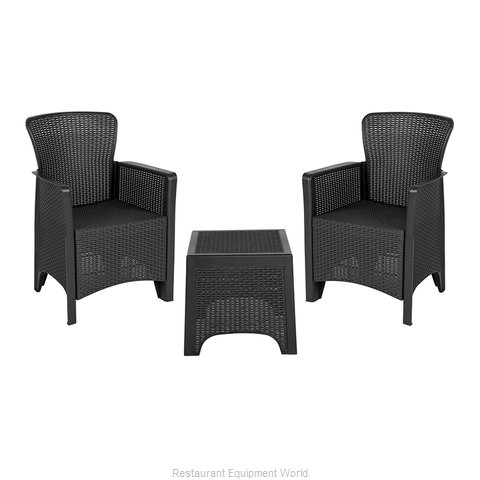 Riverstone RF-RR239678 Chair & Table Set, Outdoor