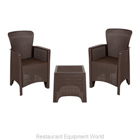 Riverstone RF-RR239679 Chair & Table Set, Outdoor