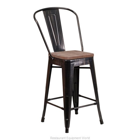 Riverstone RF-RR249905 Bar Stool, Stacking, Indoor