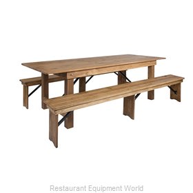 Riverstone RF-RR39943 Table Set, Bench