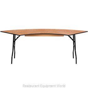 Riverstone RF-RR51591 Folding Table, Serpentine/Crescent