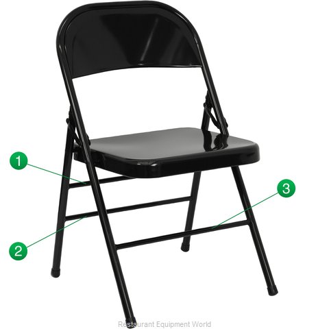 Riverstone RF-RR99163 Chair, Folding, Outdoor