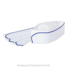 Royal Industries PPR OS BLU Disposable Chef's Hat