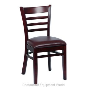 Royal Industries ROY 8001 W BRN Chair, Side, Indoor