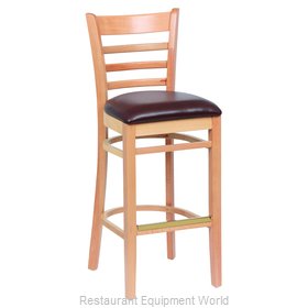 Royal Industries ROY 8002 N BRN Bar Stool, Indoor