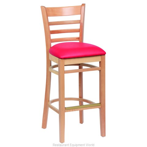 Royal Industries ROY 8002 N RED Bar Stool, Indoor