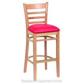 Royal Industries ROY 8002 N RED Bar Stool, Indoor