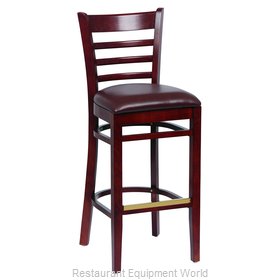 Royal Industries ROY 8002 W BRN Bar Stool, Indoor