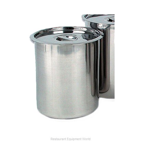 Royal Industries ROY BM 4.25 C Cover, Bain Marie Pot, Stainless