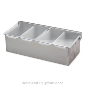 Royal Industries ROY CDS 4 Bar Condiment Server, Countertop