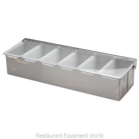 Royal Industries ROY CDS 6 Bar Condiment Server, Countertop