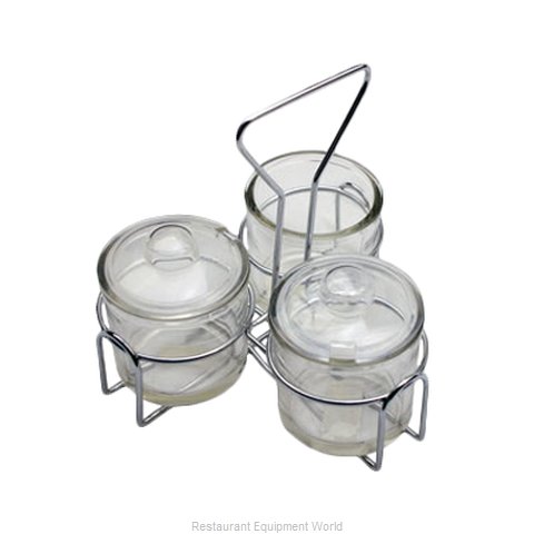 Royal Industries ROY CJH 3 Condiment Caddy, Rack Only (Magnified)