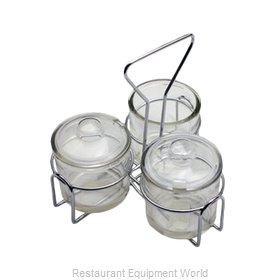 Royal Industries ROY CJH 3 Condiment Caddy, Rack Only