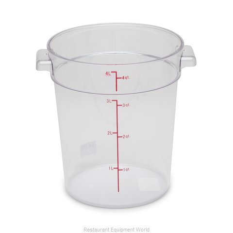 Royal Industries ROY PCRC 4 Food Storage Container, Round