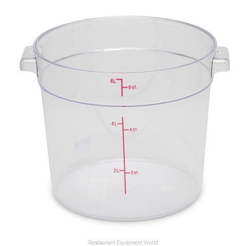 Royal Industries ROY PCRC 6 Food Storage Container, Round