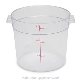 Royal Industries ROY PCRC 6 Food Storage Container, Round