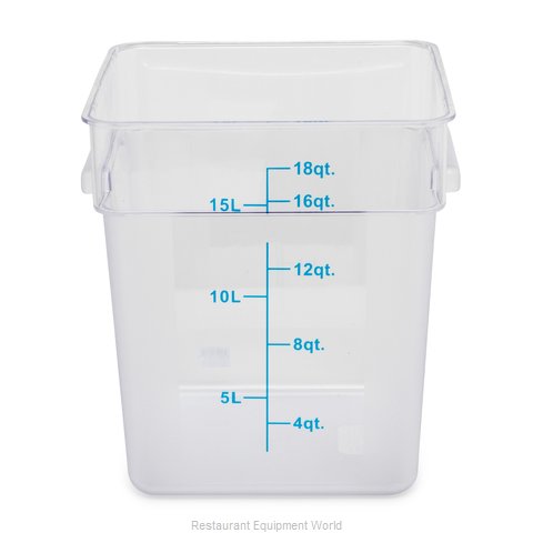 Royal Industries ROY PCSC 18 Food Storage Container, Square