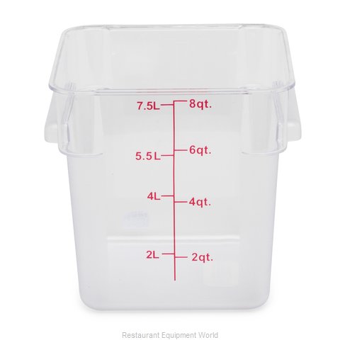 Royal Industries ROY PCSC 8 Food Storage Container, Square