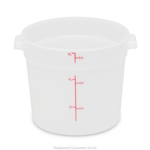 Royal Industries ROY PPRS 6 Food Storage Container, Round