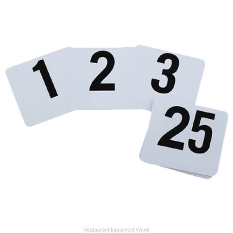 Royal Industries ROY TN 1 25 Table Numbers Cards